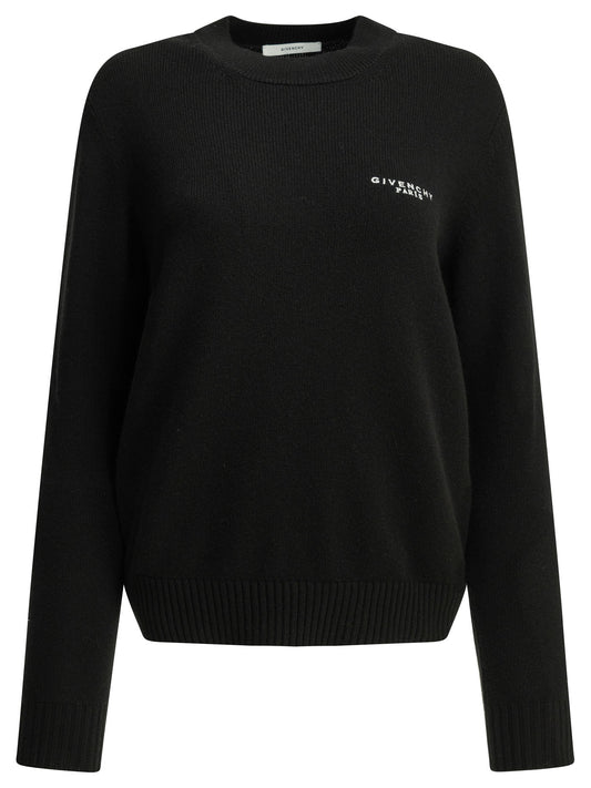 Givenchy Crew-neck sweater with logo - Black