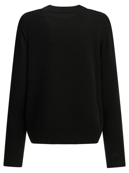 Givenchy Crew-neck sweater with logo - Black