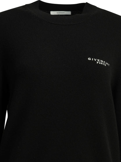 Givenchy Crew-neck sweater with logo - Black