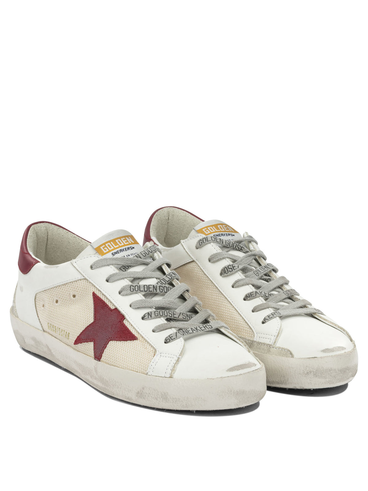 Golden Goose "Super Star Double Quarter" low top sneakers - Red