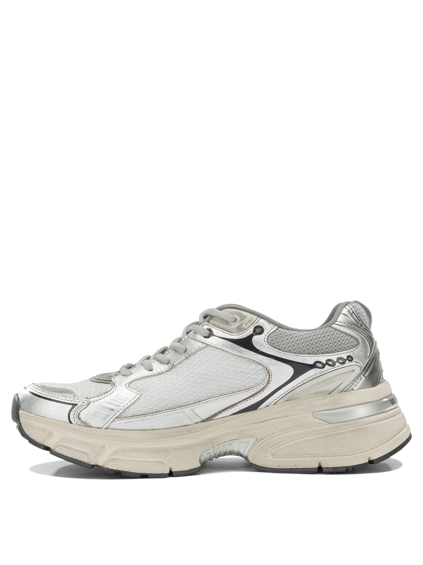 Golden Goose "Lightstar" low sneakers - Silver