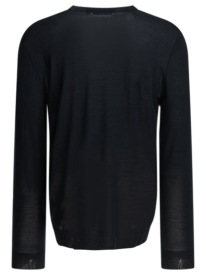 Golden Goose Wool crew neck sweater - Blue