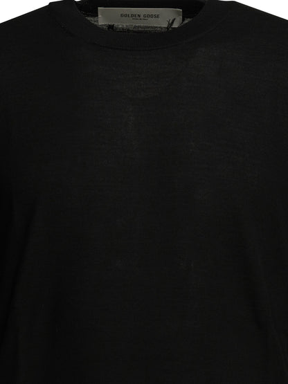Golden Goose Wool crew neck sweater - Black