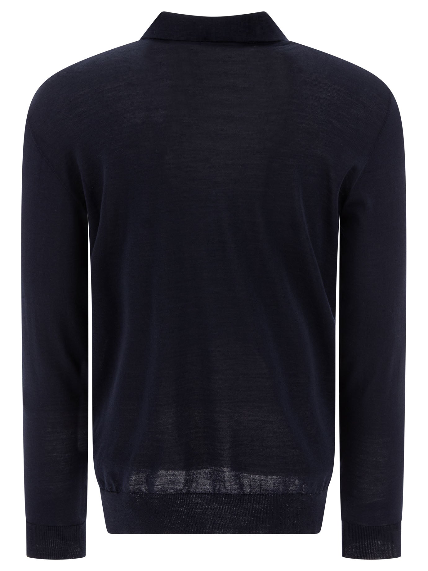 Golden Goose Wool Polo Sweater - Blue