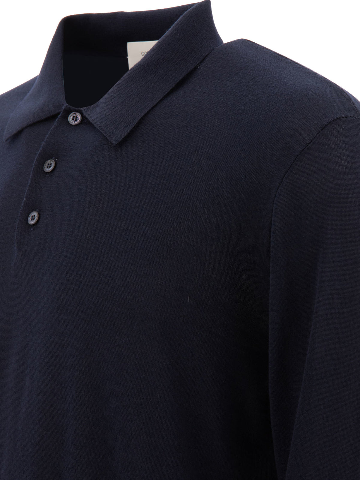 Golden Goose Wool Polo Sweater - Blue