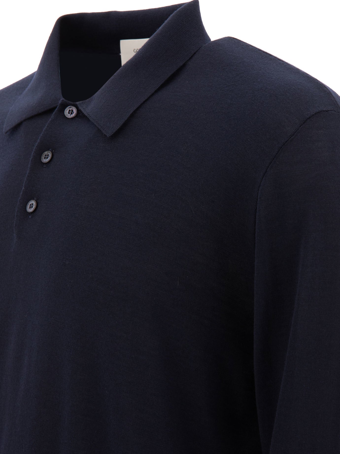 Golden Goose Wool Polo Sweater - Blue