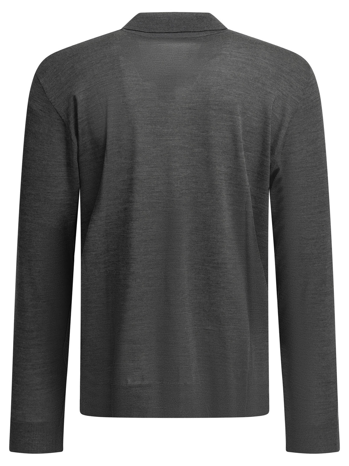 Golden Goose Wool Polo Sweater - Grey