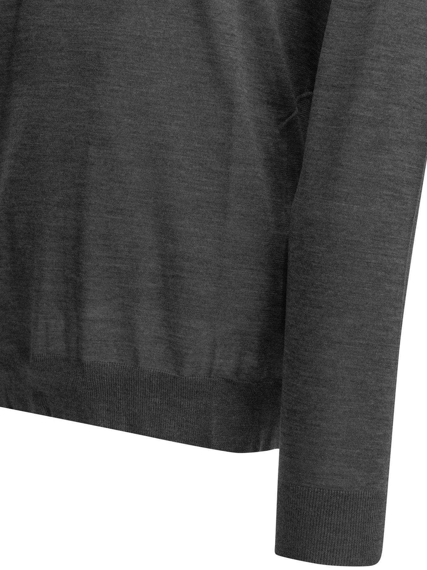 Golden Goose Wool Polo Sweater - Grey