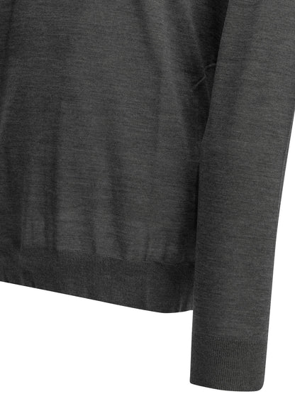 Golden Goose Wool Polo Sweater - Grey