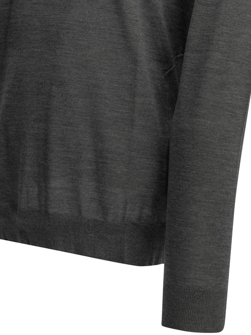 Golden Goose Wool Polo Sweater - Grey