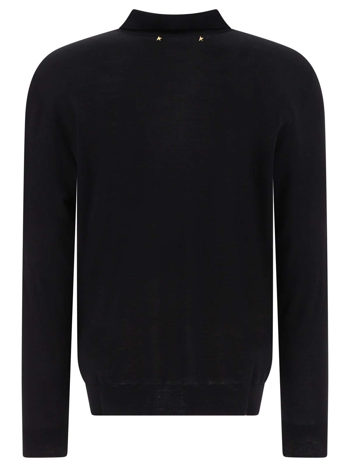 Golden Goose Wool Polo Sweater - Black