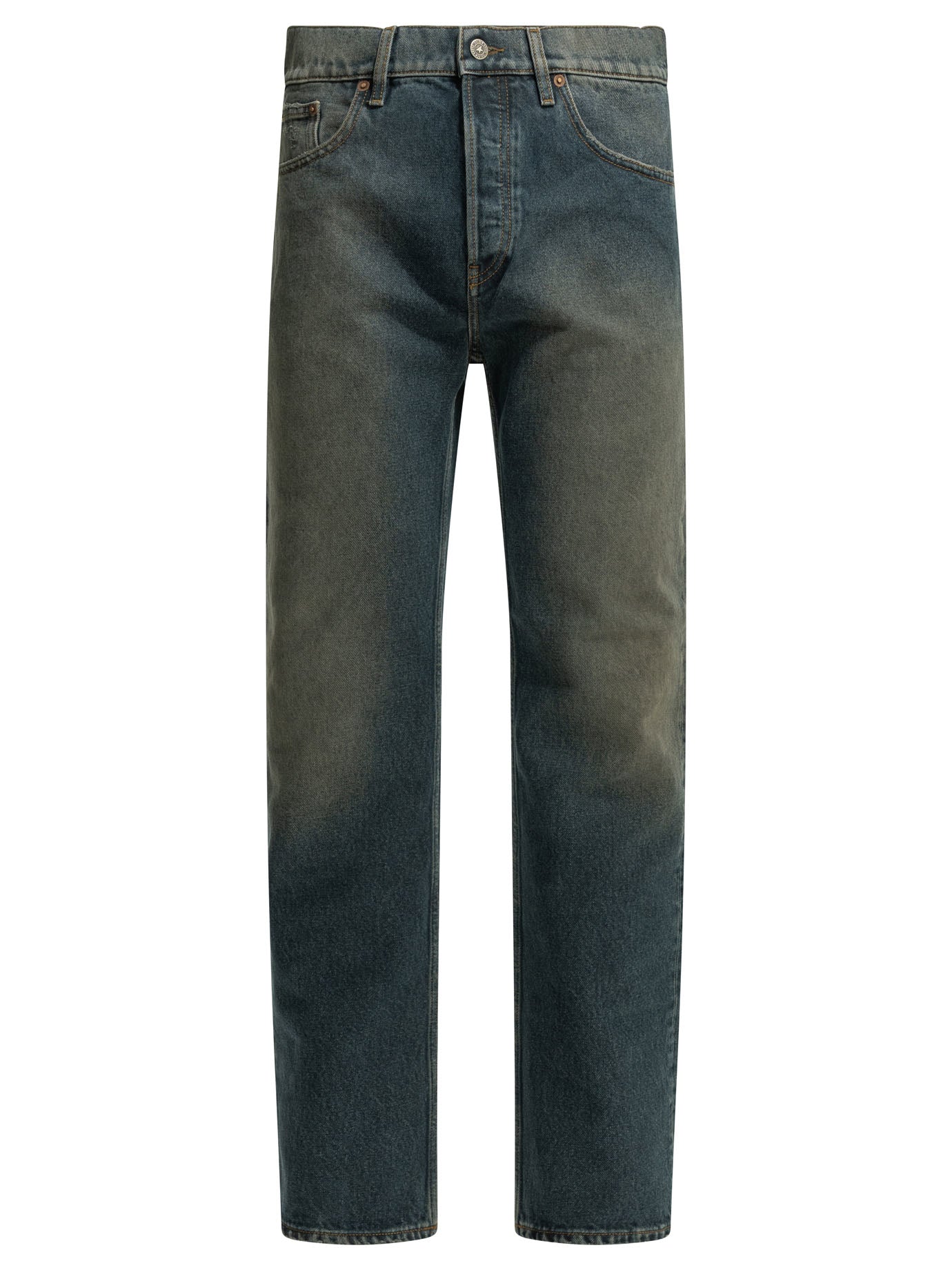 Golden Goose "Journey" Straight-Leg Jeans - Blue