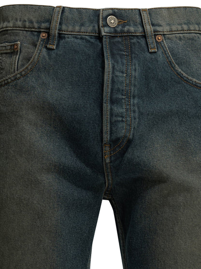 Golden Goose "Journey" Straight-Leg Jeans - Blue