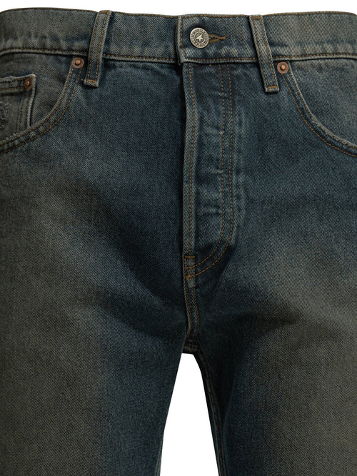 Golden Goose "Journey" Straight-Leg Jeans - Blue