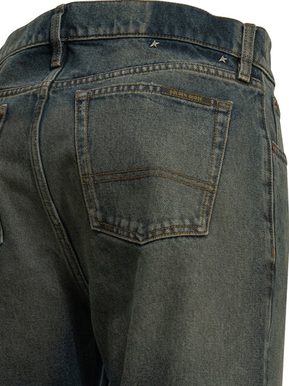 Golden Goose "Journey" Straight-Leg Jeans - Blue
