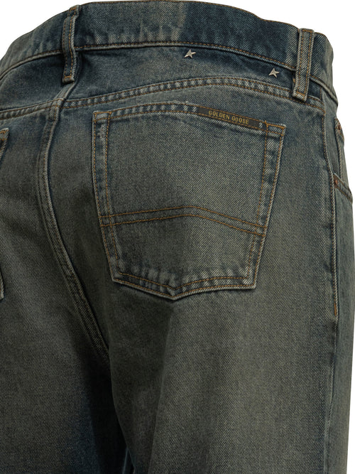 Golden Goose "Journey" Straight-Leg Jeans - Blue