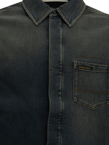 Golden Goose Casual denim shirt - Blue