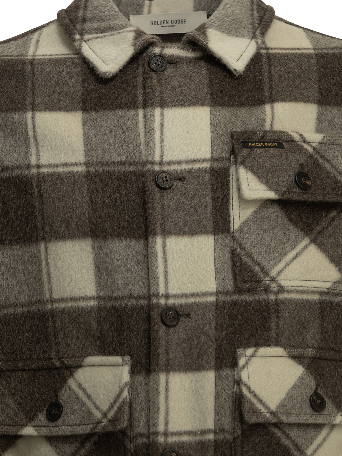 Golden Goose "Roann" Overshirt Jacket - Brown
