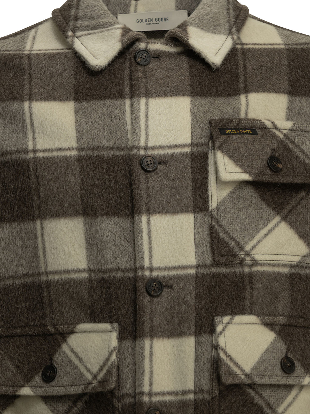 Golden Goose "Roann" Overshirt Jacket - Brown