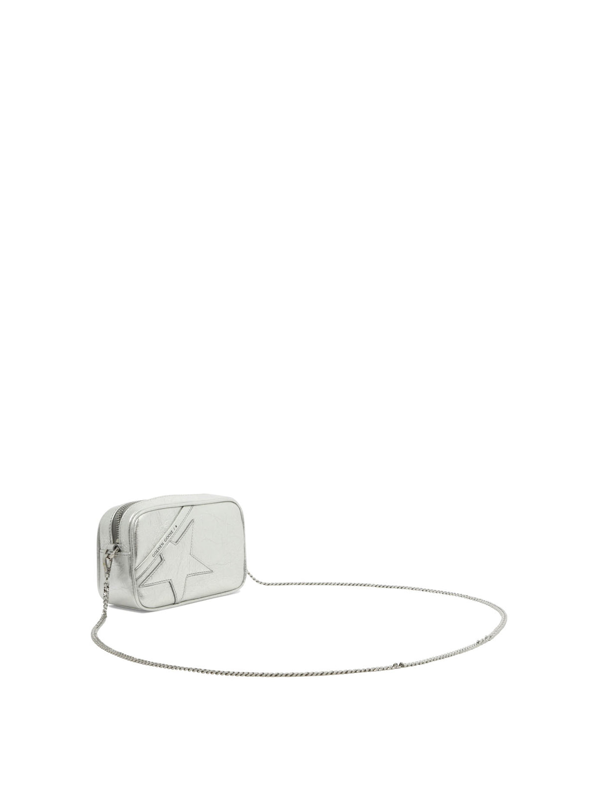 Golden Goose "Mini Star" Mini Crossbody Bag - Silver