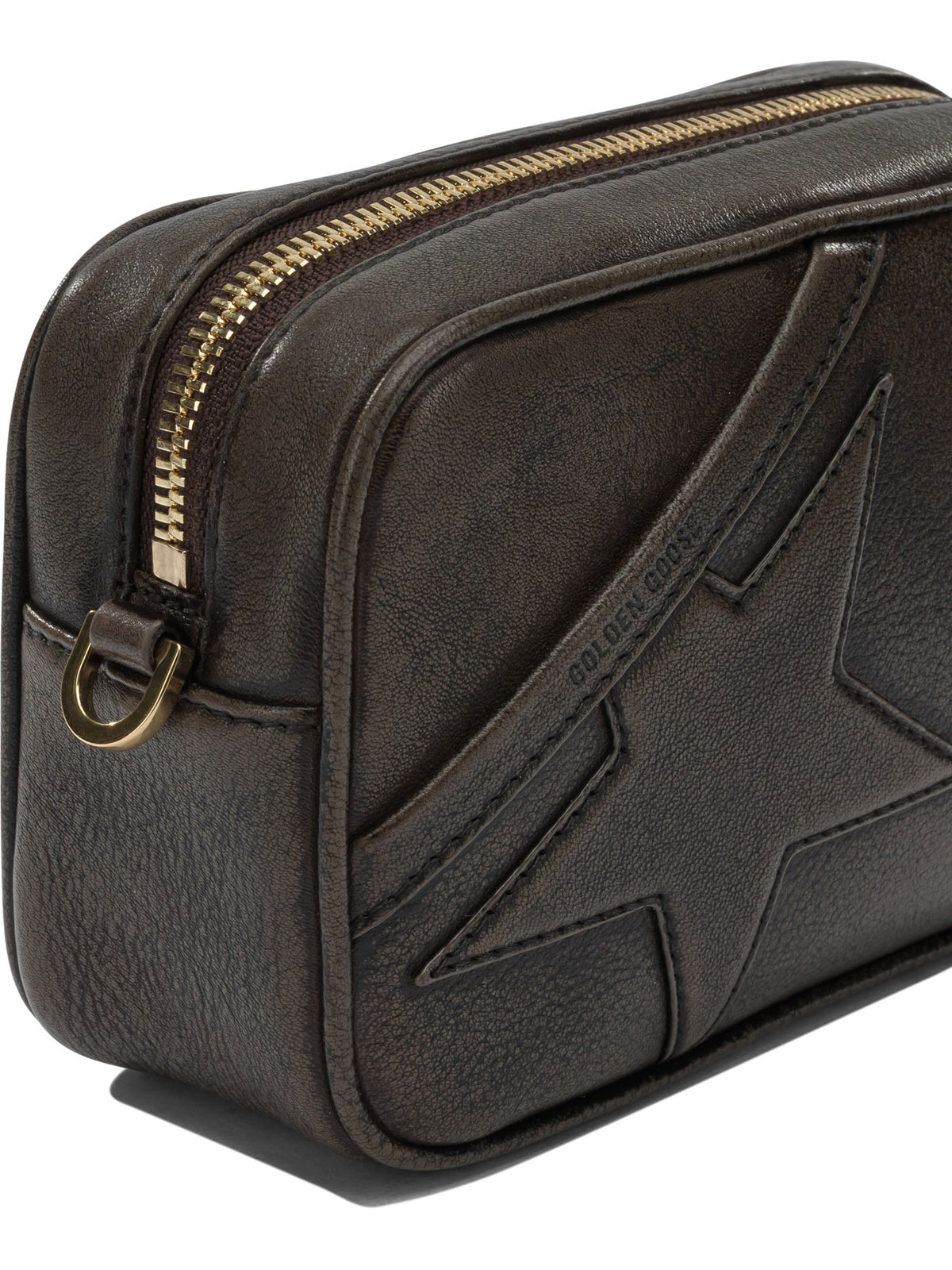 Golden Goose "Star Bag" Clutch - Brown