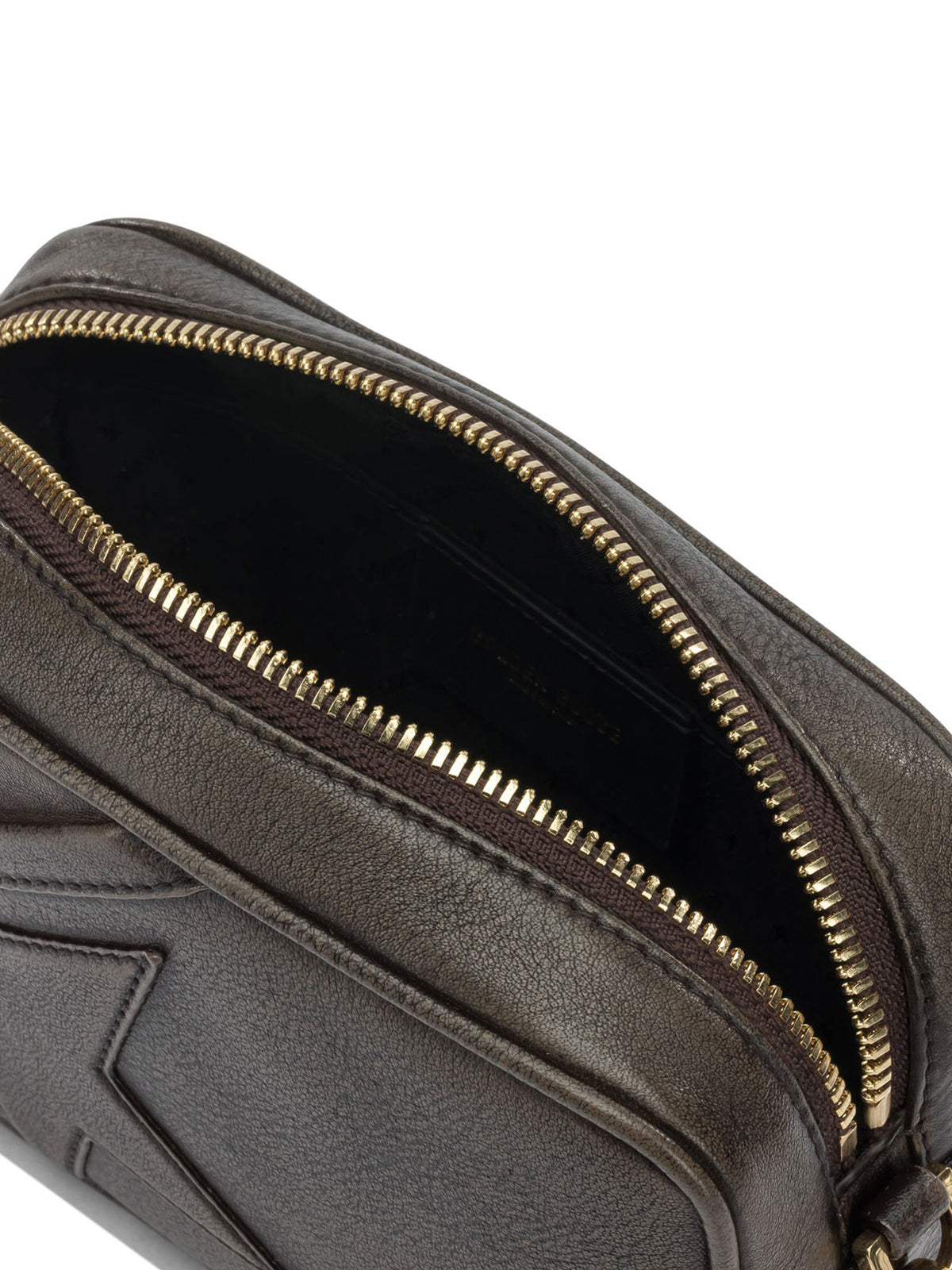 Golden Goose "Star Bag" Clutch - Brown