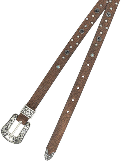 Golden Goose "Lace" Leather Belt - Brown
