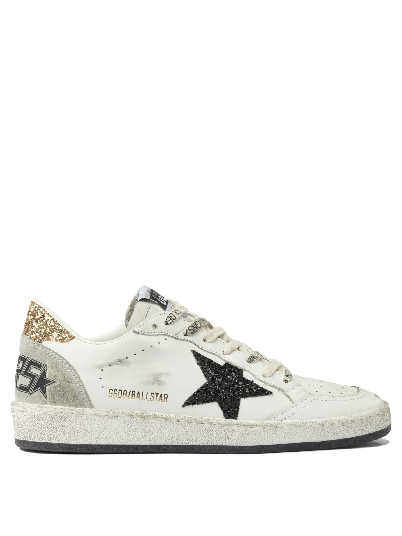 Golden Goose "Ball Star" Low-Top Sneakers - White