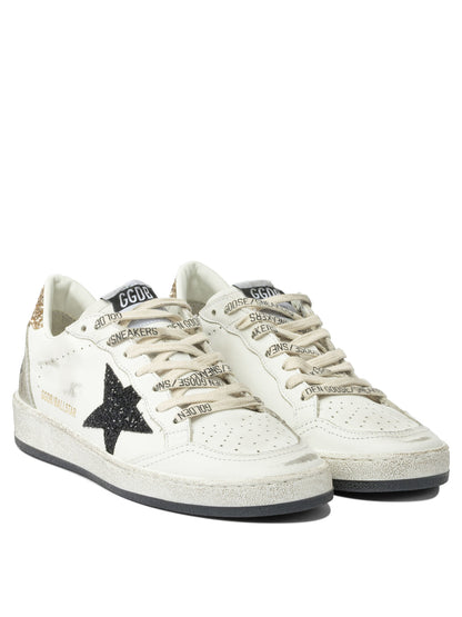 Golden Goose "Ball Star" Low-Top Sneakers - White