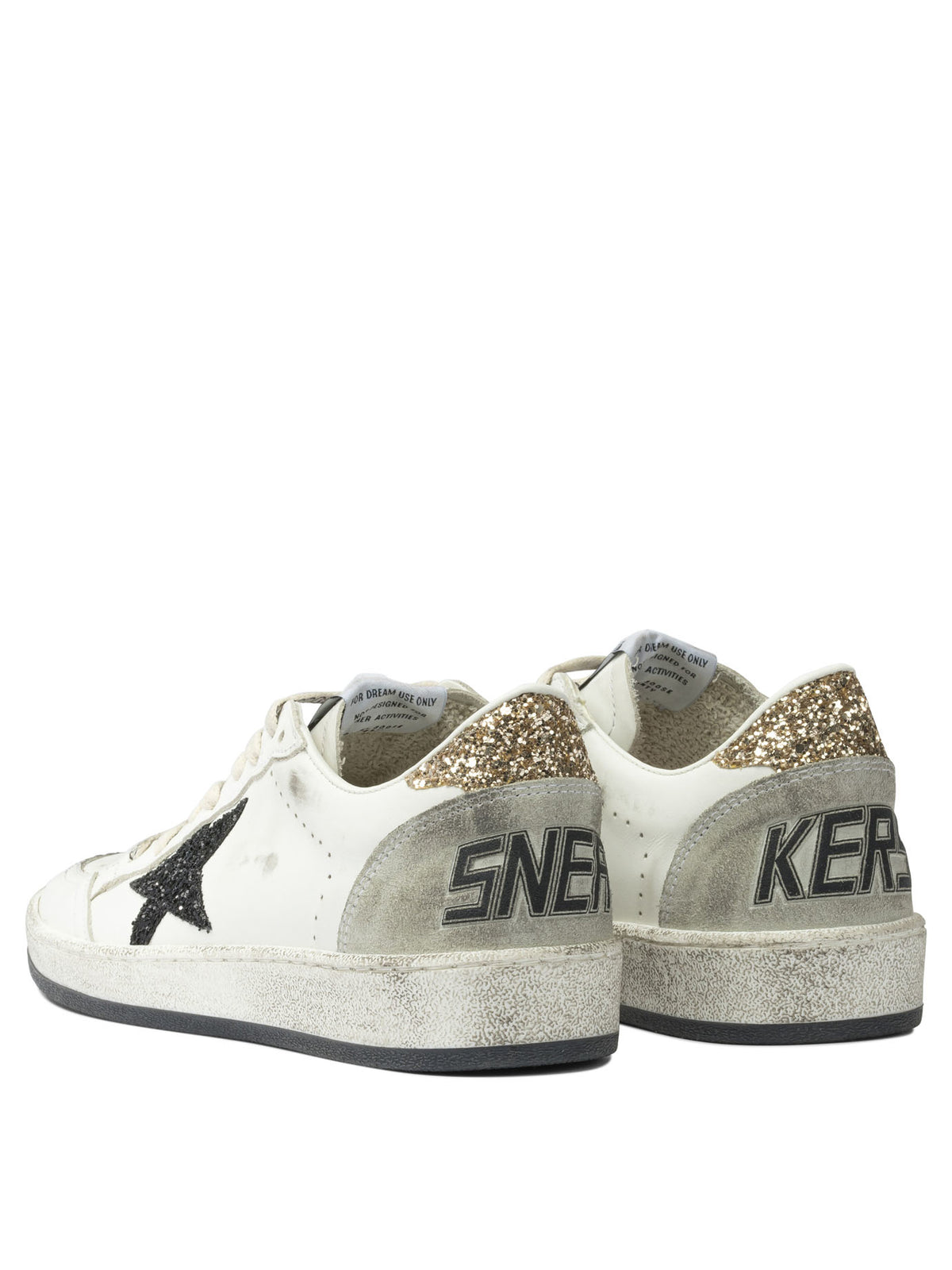 Golden Goose "Ball Star" Low-Top Sneakers - White