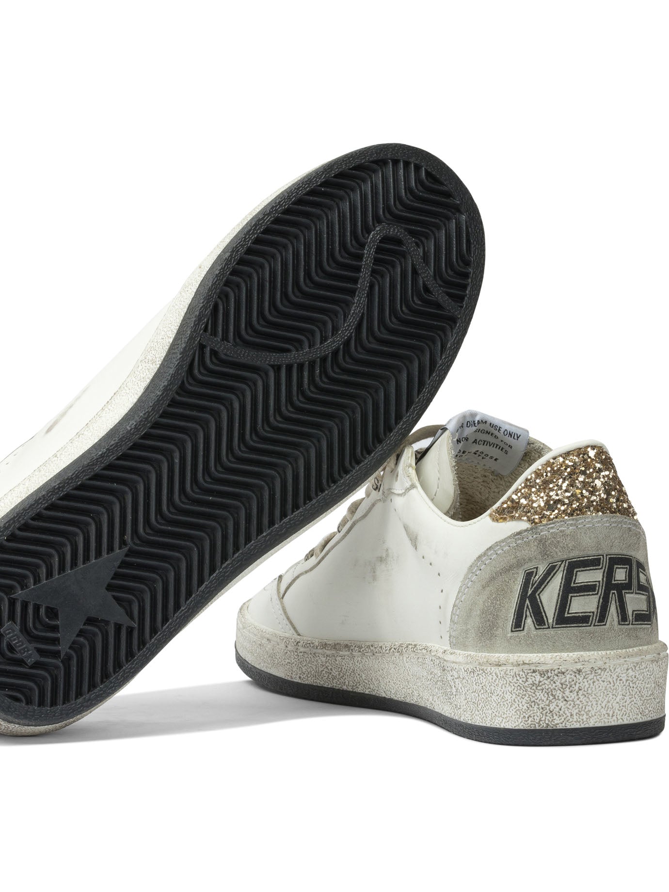 Golden Goose "Ball Star" Low-Top Sneakers - White