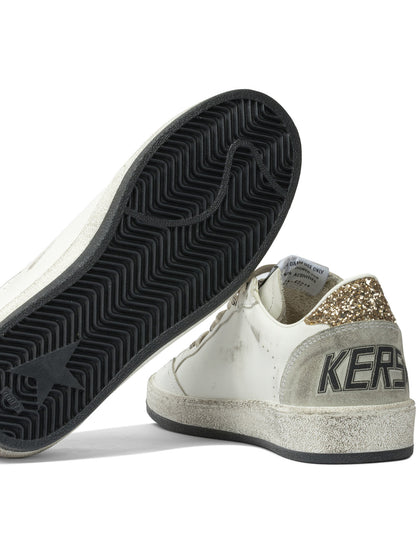 Golden Goose "Ball Star" Low-Top Sneakers - White