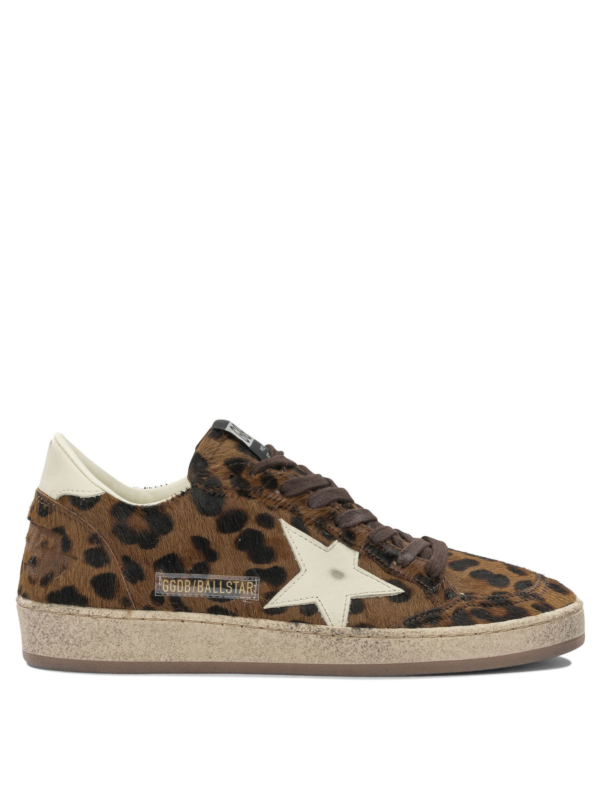 Golden Goose "Ball Star" Low-Top Sneakers - Brown