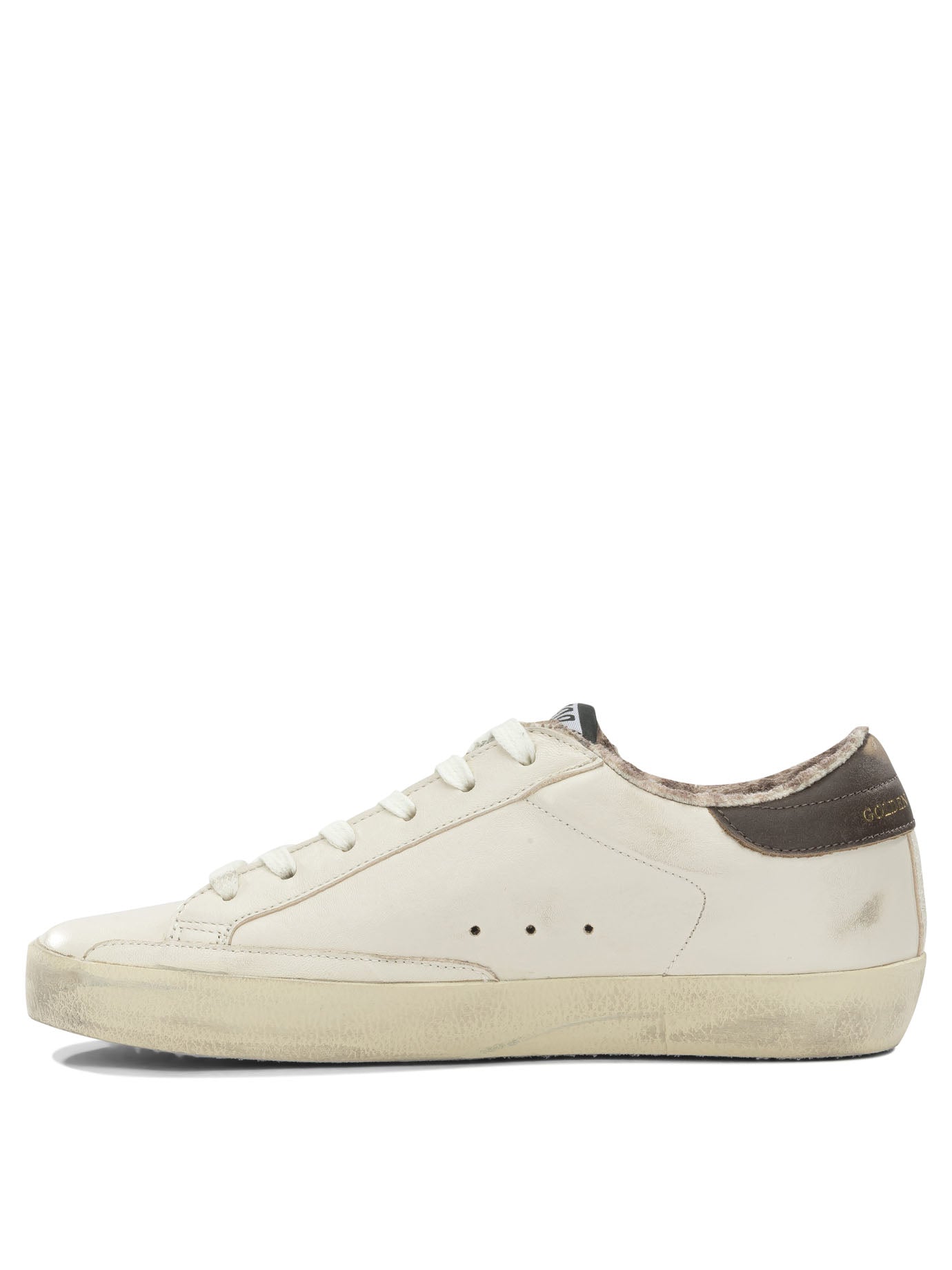 Golden Goose "Super Star" Low-Top Sneakers - Brown