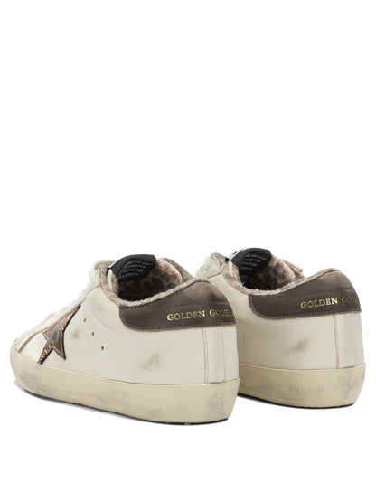 Golden Goose "Super Star" Low-Top Sneakers - Brown