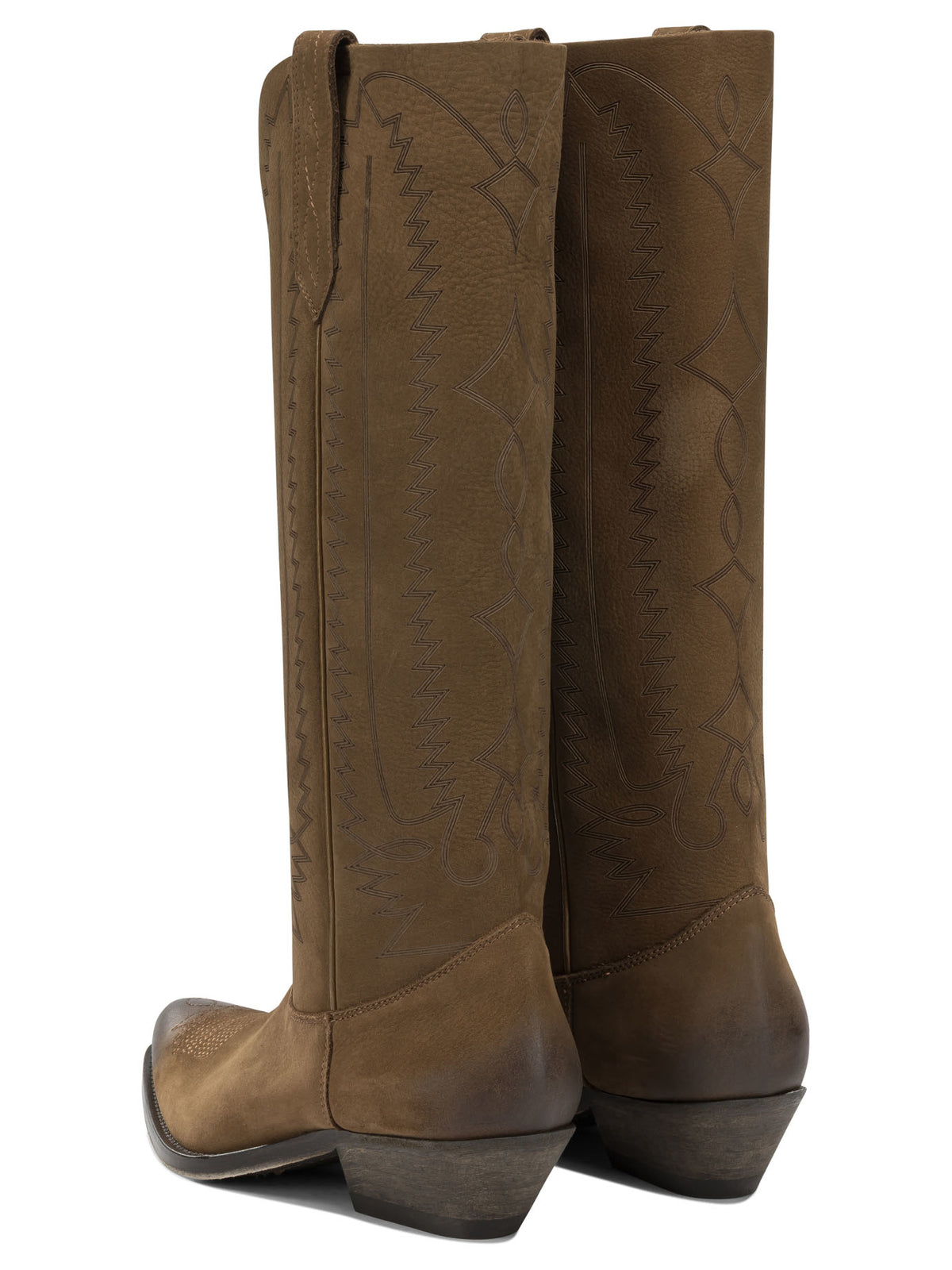 Golden Goose "Wish Star" Cowboy Boots - Brown