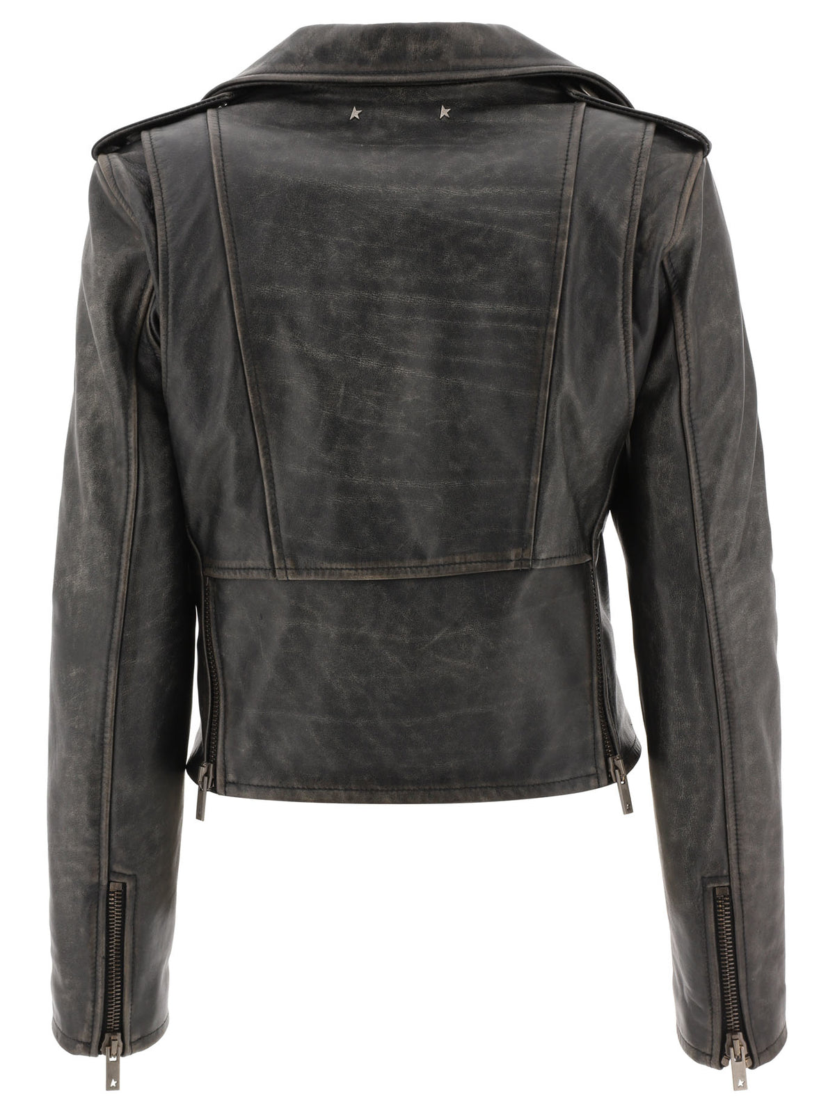 Golden Goose "Chiodo Destiny" Leather jacket - Black