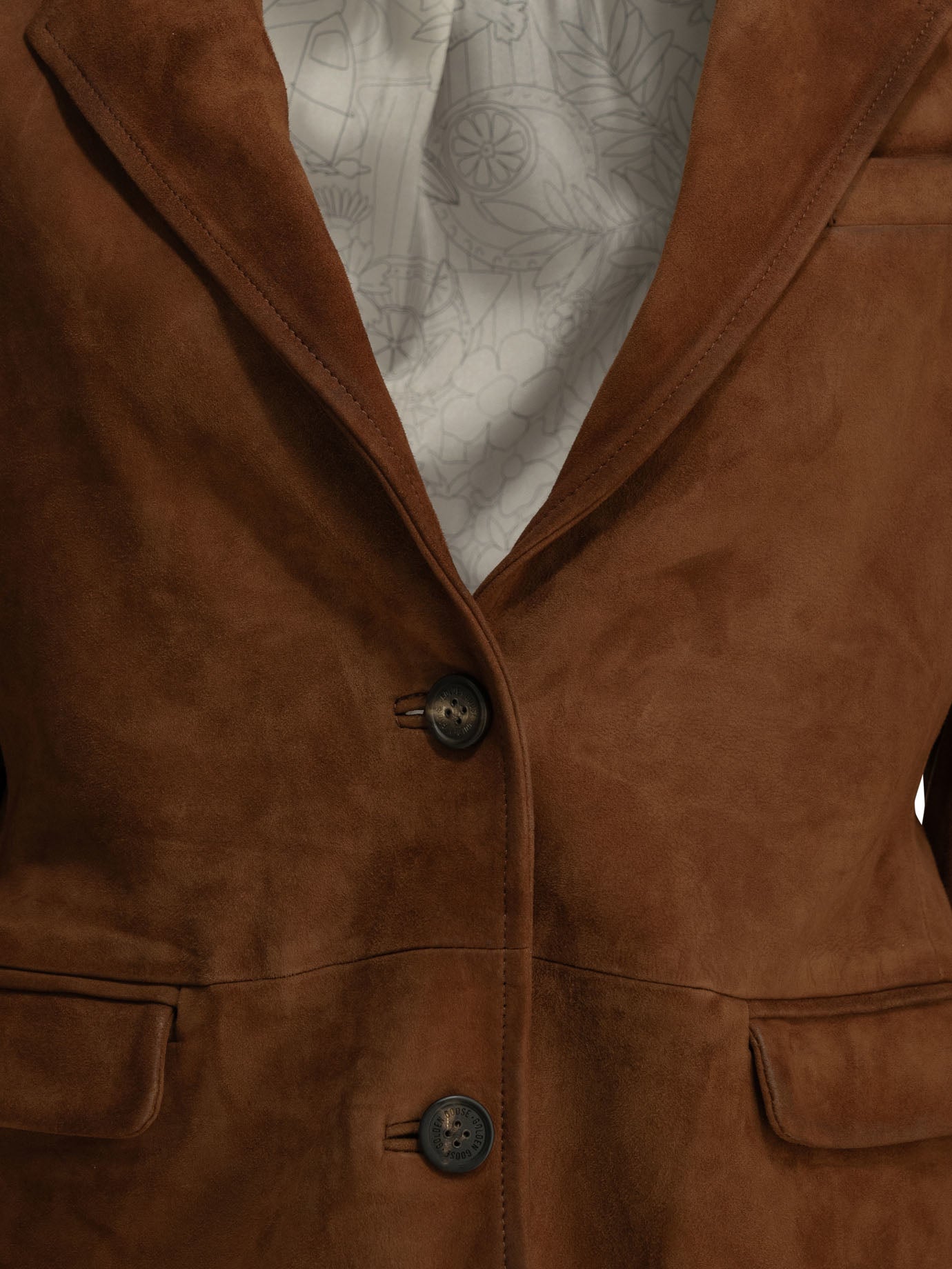 Golden Goose "Journey" leather jacket - Brown