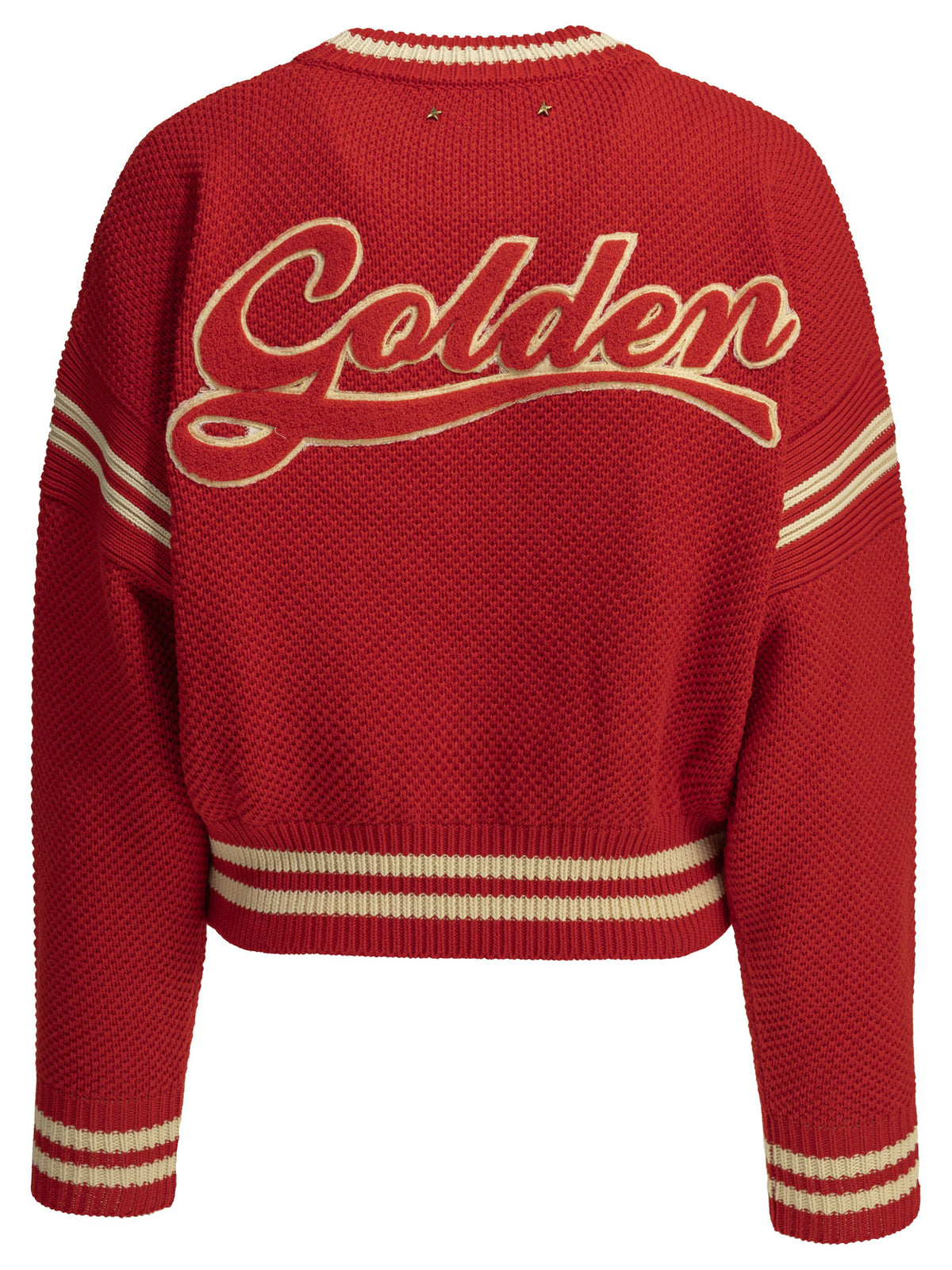 Golden Goose "Rachel" Crew-Neck Sweater - Red