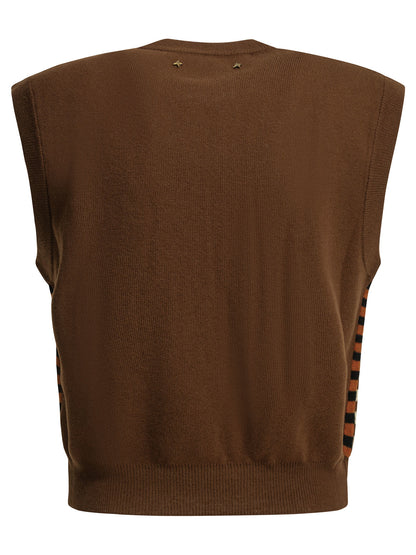 Golden Goose "Roby" Vest - Brown