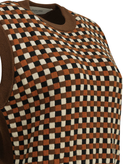Golden Goose "Roby" Vest - Brown