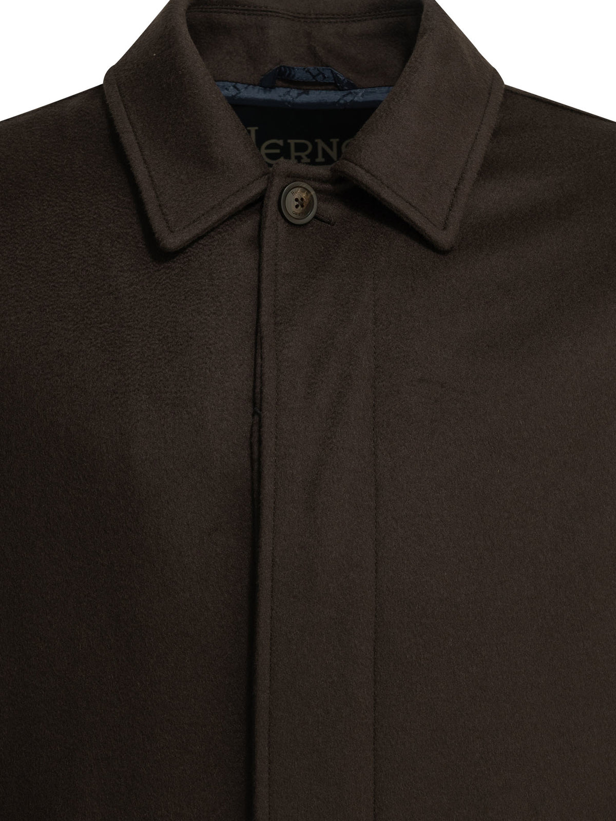 Herno Long coat made of pure cashmere - Brown