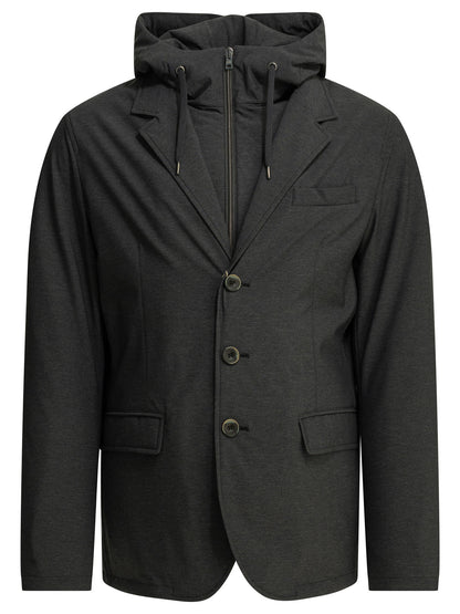 Herno "Resort" Blazer - Grey