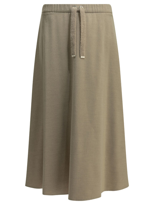 Herno "Resort" Long Skirt - Beige