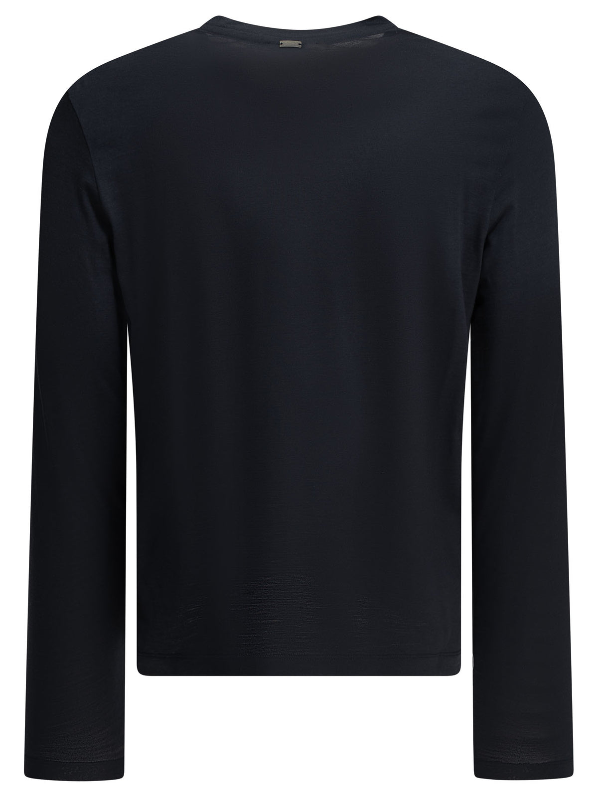 Herno Round-neck wool T-shirt - Blue