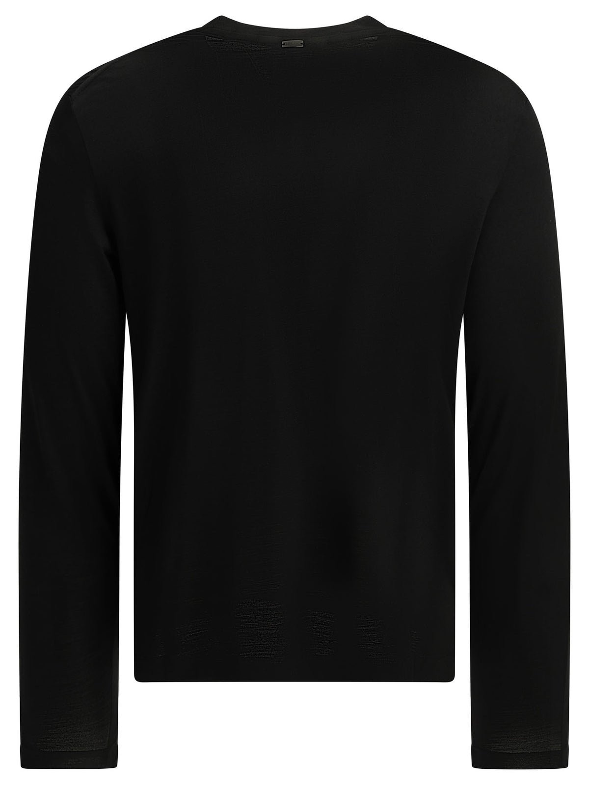 Herno Round-neck wool T-shirt - Black