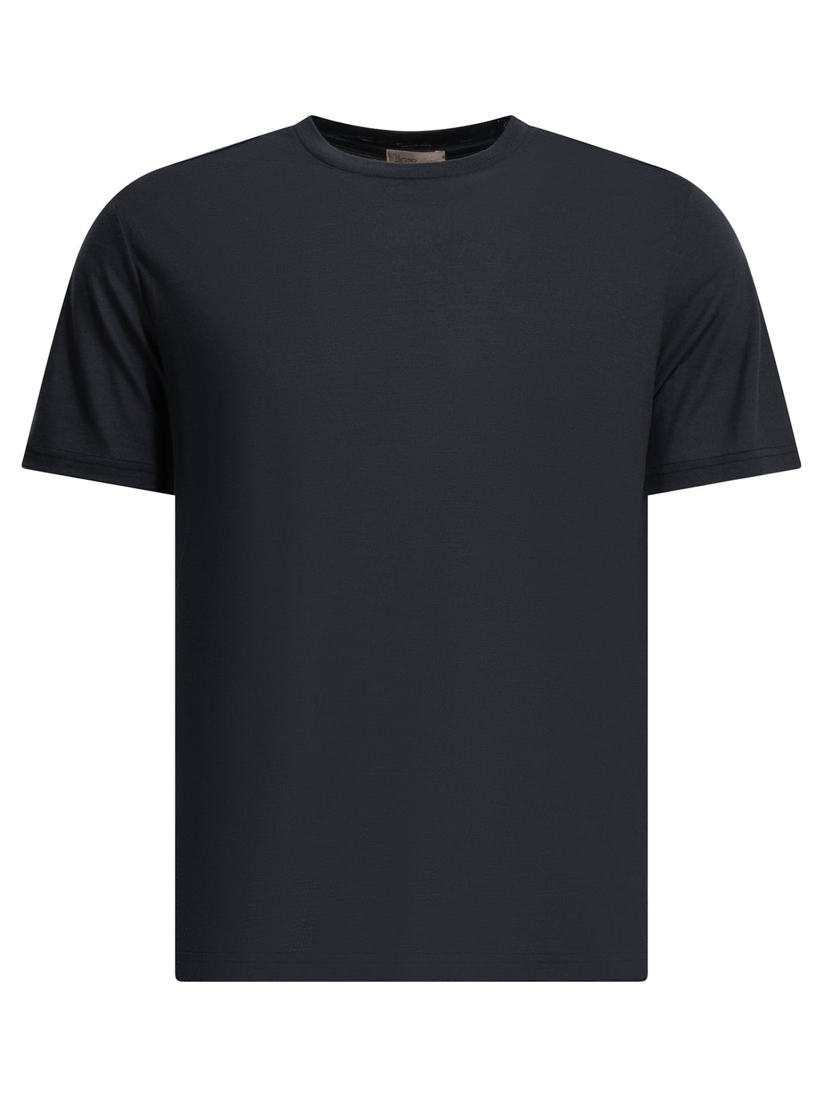 Herno "Resort Lana" Crew-Neck T-Shirt - Blue