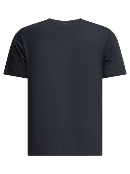 Herno "Resort Lana" Crew-Neck T-Shirt - Blue