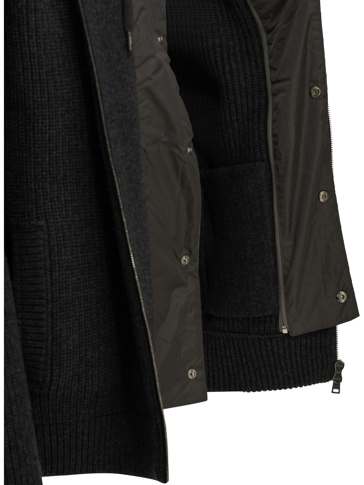 Herno "Chamonix" Short Coat - Grey