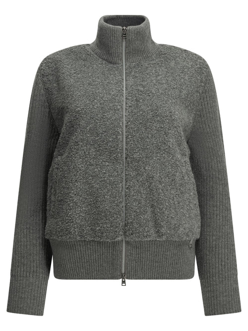Herno Pure wool zip-up sweater - Grey